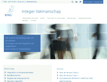 Tablet Screenshot of bureauintegriteit.nl